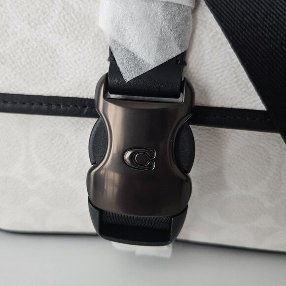 COACH league crossbody bag 19 in signature canvas - Picture 4 of 12